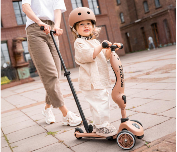 Scoot & Ride Highwaykick 1 Push and Go 2w1 Jeździk i hulajnoga Mocha - 1356966 - zdjęcie 10